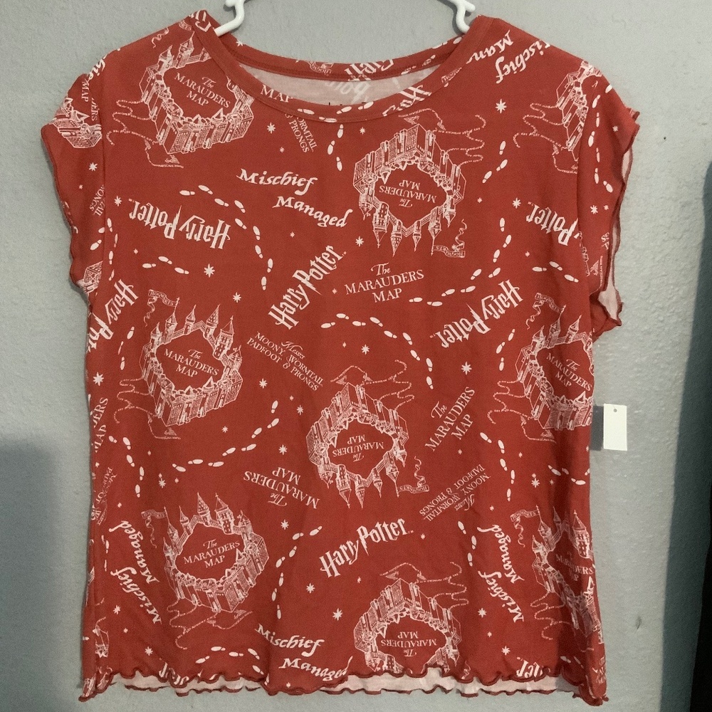 Nwt Harry Potter Sleepwear Set, Size M
